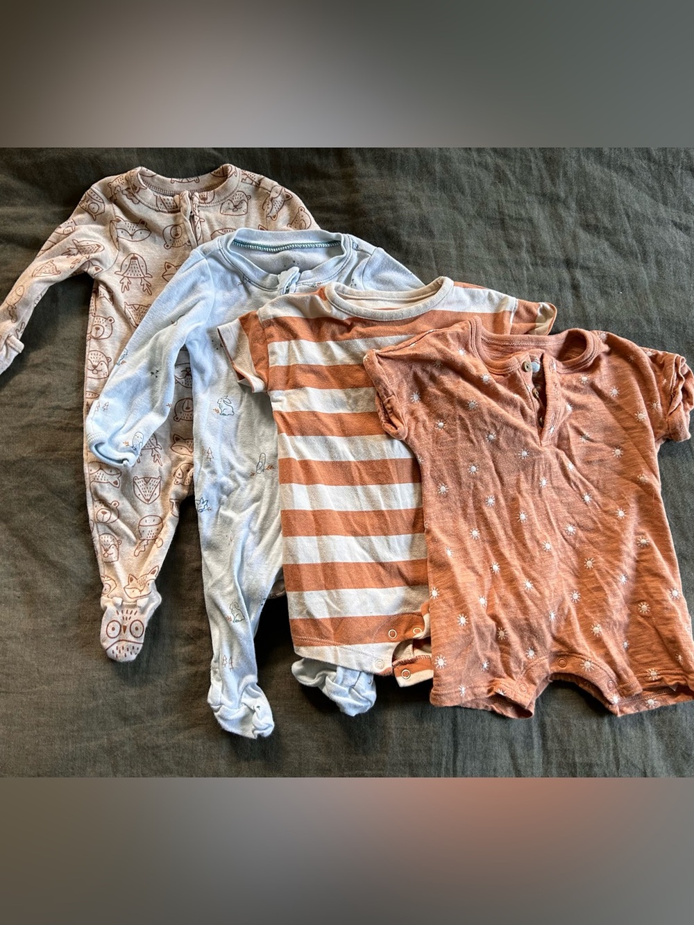 Lot of 4 Baby Boy Outfits 0-3M